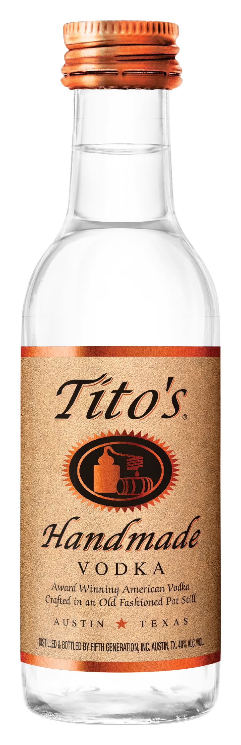 Tito's Handmade Vodka Handmade Vodka (50 ml)