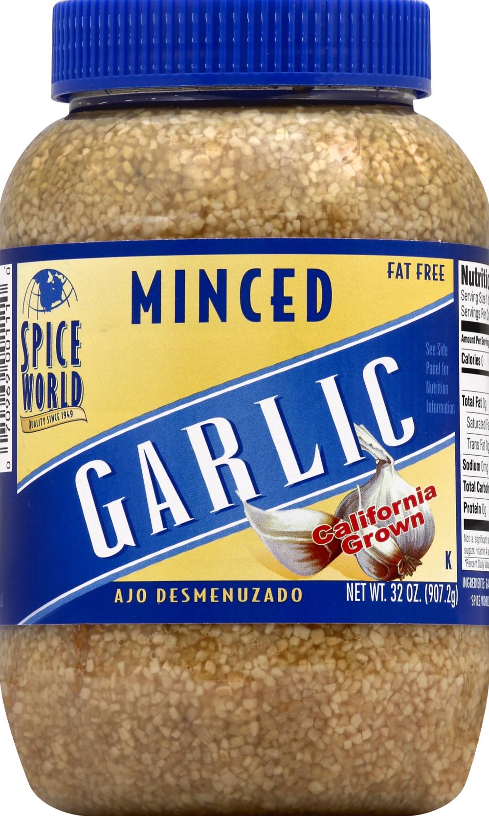 Spice World Minced Garlic (2 lbs)