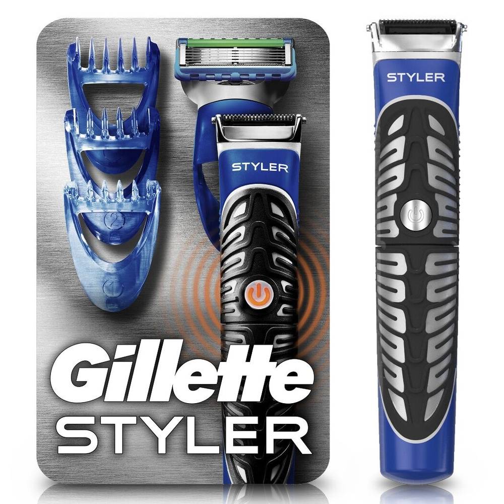 1 Kit Gillette Styler 3En1 1 Máquina Para Afeitar + 1 Cartucho GILLETTE