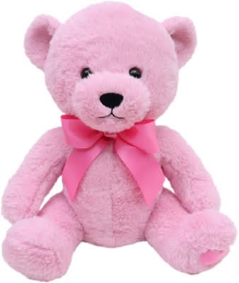 Signature Select 11.5In Tinsel Teddy Pink - Each