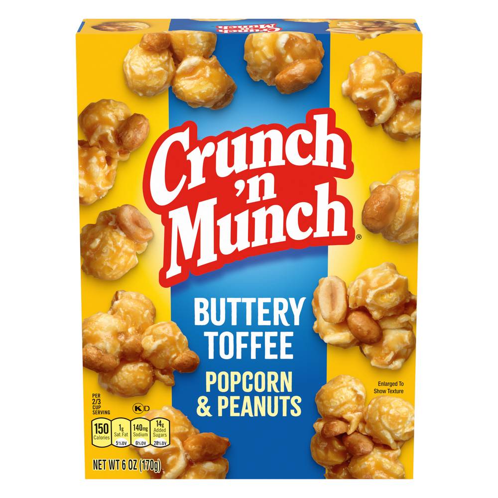 Crunch 'n Munch Popcorn With Peanuts Buttery Toffee (6 oz)