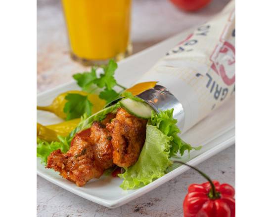 Small Chicken Kofte Wrap