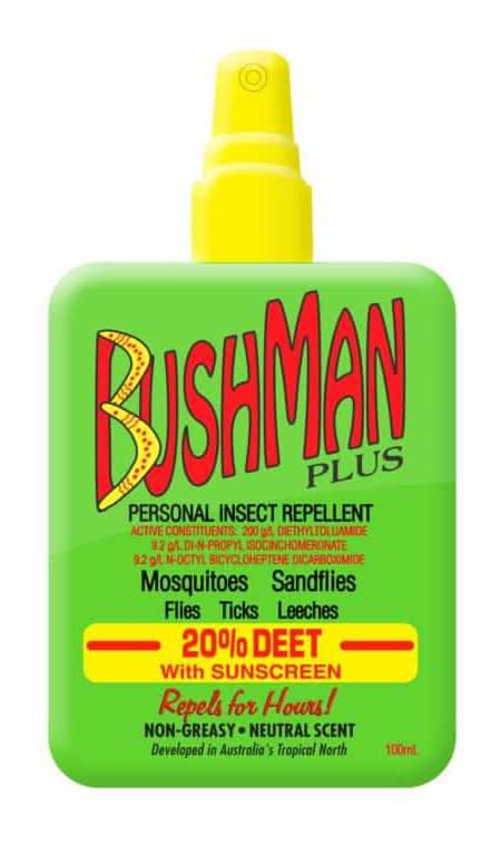 Bushman Plus 20% Deet Pump Spray 100ml