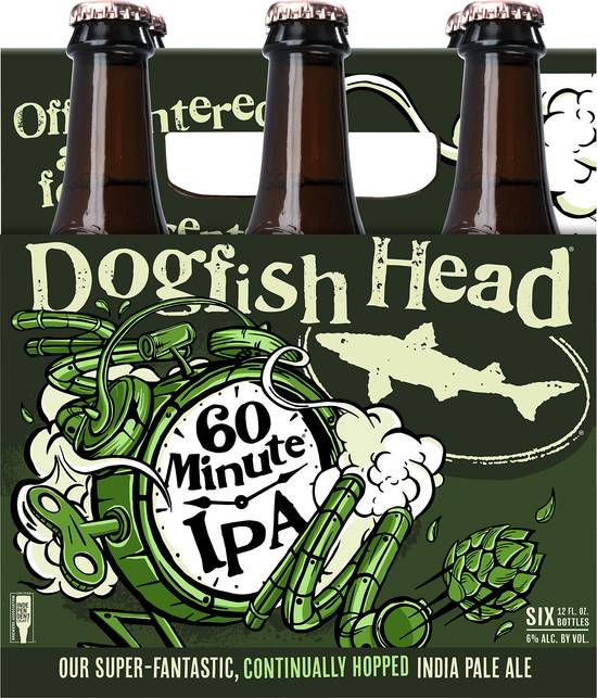 Dogfish Head Ipa 60 Minute Beer (6 ct, 12 fl oz)