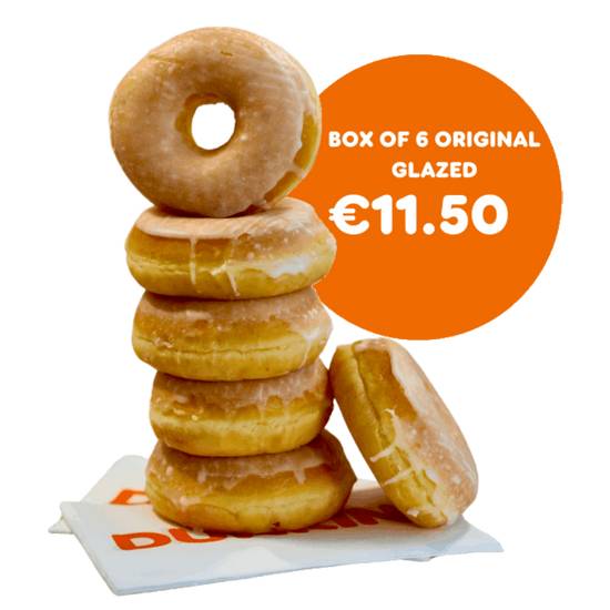 Donut Box 6 Original Glazed