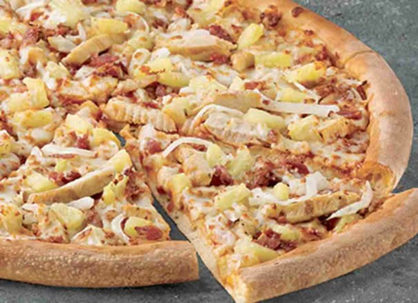 Hawaiian BBQ Chicken Pizza