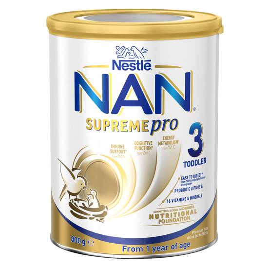 Nestle Nan Supremepro 3 Premium Toddler Milk Drink Powder From 1 Year 800g