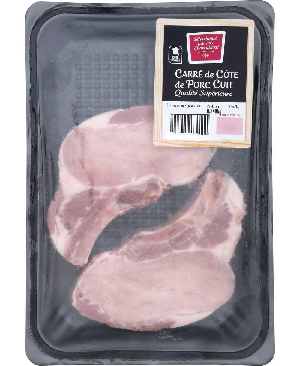 Carrefour - Carré côte de porc cuit (2)