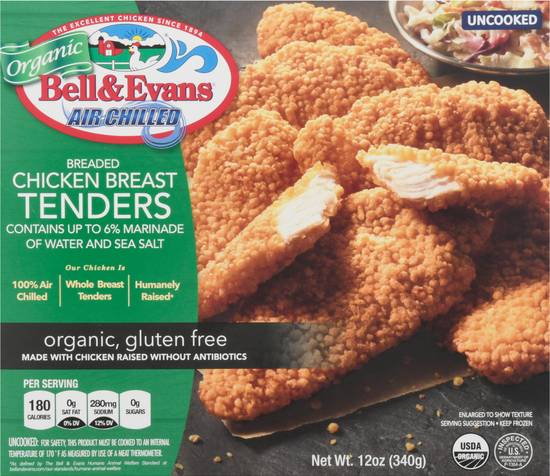 Bell & Evans Organic Breaded Chicken Breast Tenders