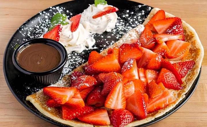 Strawberry Delight avec fraises et chocolat noisette/Strawberry Delight with strawberries and hazel 