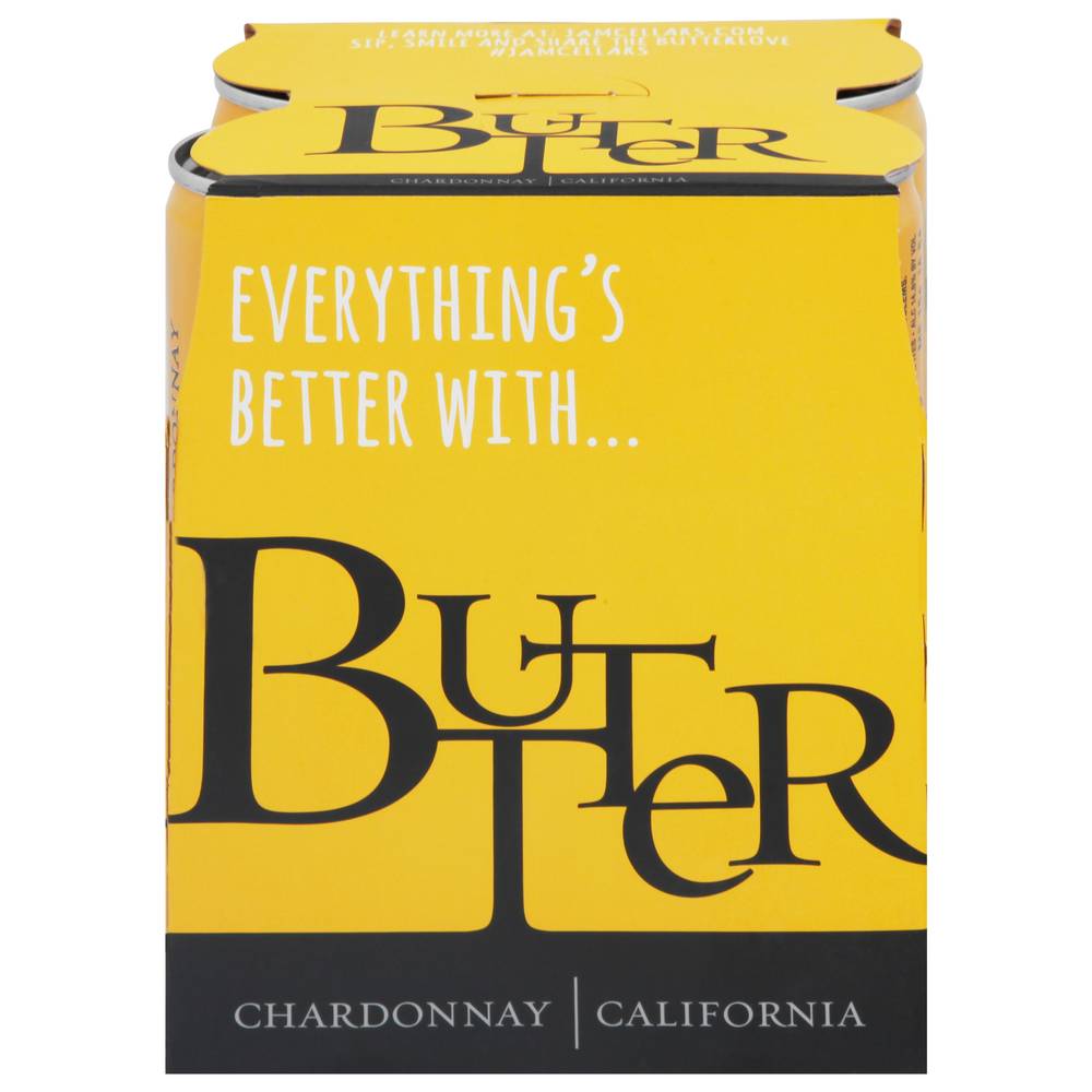 Butter Chardonnay Wine (4 x 0.25 L)