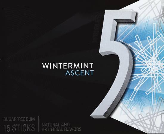5 Wintermint Ascent Sugarfree Gum (15 ct)