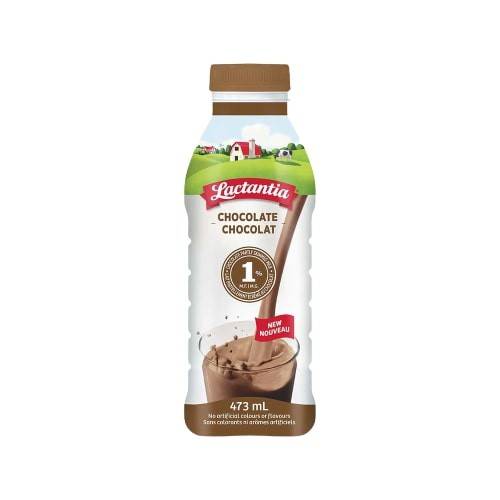 Lactantia Chocolate Partly Skimmed Milk 1% (473 ml)