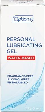 OPTION+ Water Based Personal Lubricating Gel (113 g)