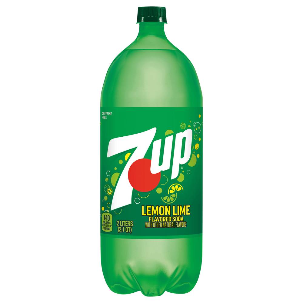 7UP Caffeine Free Soda, Lemon Lime (2 L)