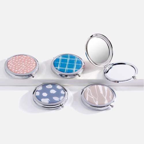 Glass Compact Mirror Assorted