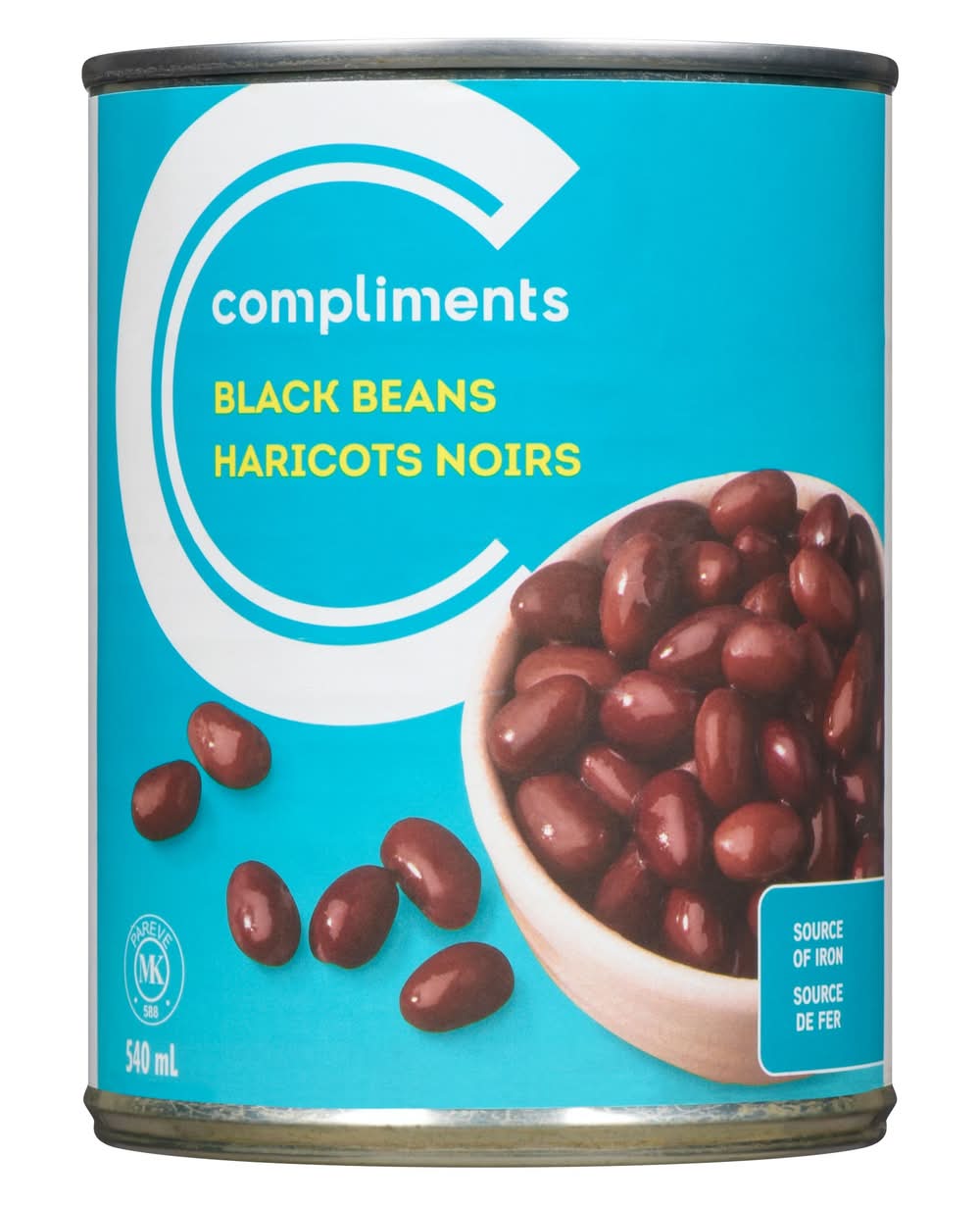 Compliments Black Beans (540 ml)