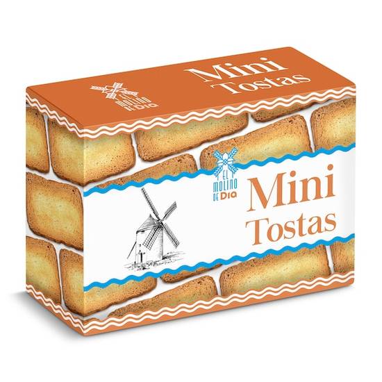 Mini tostas El molino de Dia caja 100 g