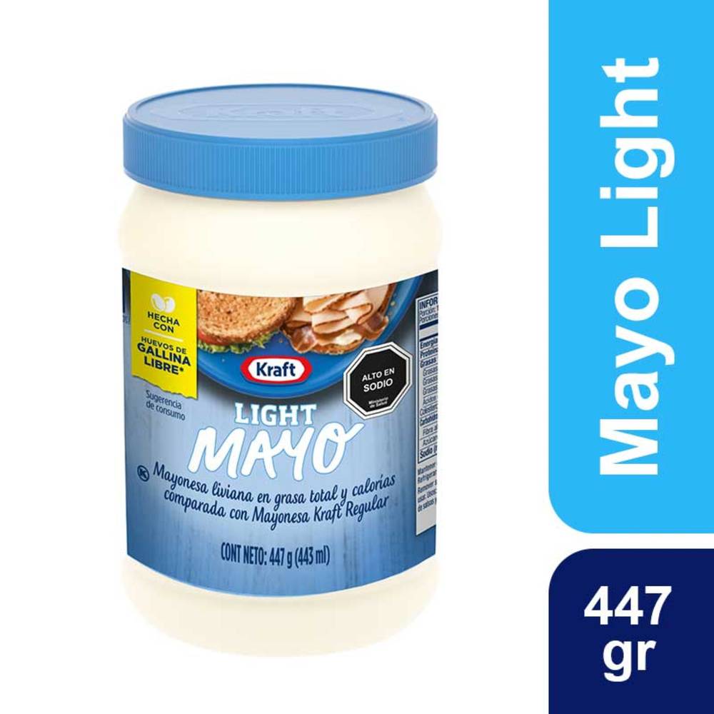 Kraft mayonesa real mayo light