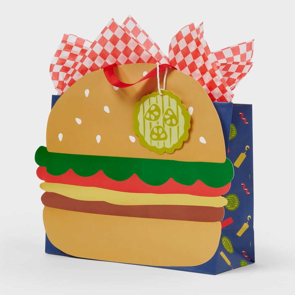 Spritz Hamburger Gift Bag, Medium
