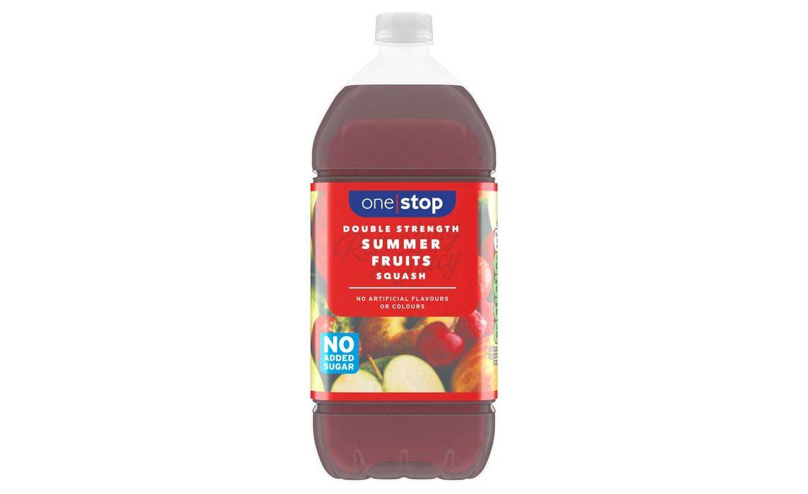 One Stop Double Strength Summer Fruits Squash 750ml (394693)