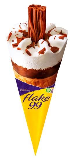 Cadbury Flake 99 Biscuit Cone Ice Cream (125ml)
