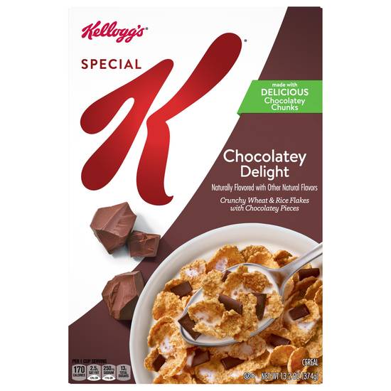 Kellogg's Special K Breakfast Cereal Chocolatey Delight (13.2 oz)