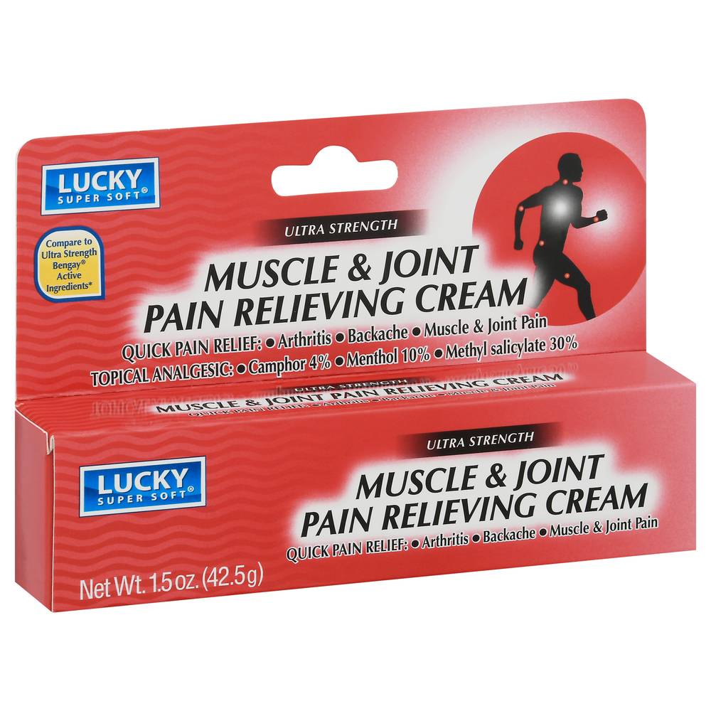 Lucky Super Soft Muscle & Joint Pain Relieving Cream (1.5 oz)