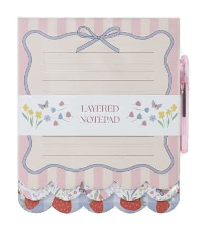 Layered Notepad Set Floral