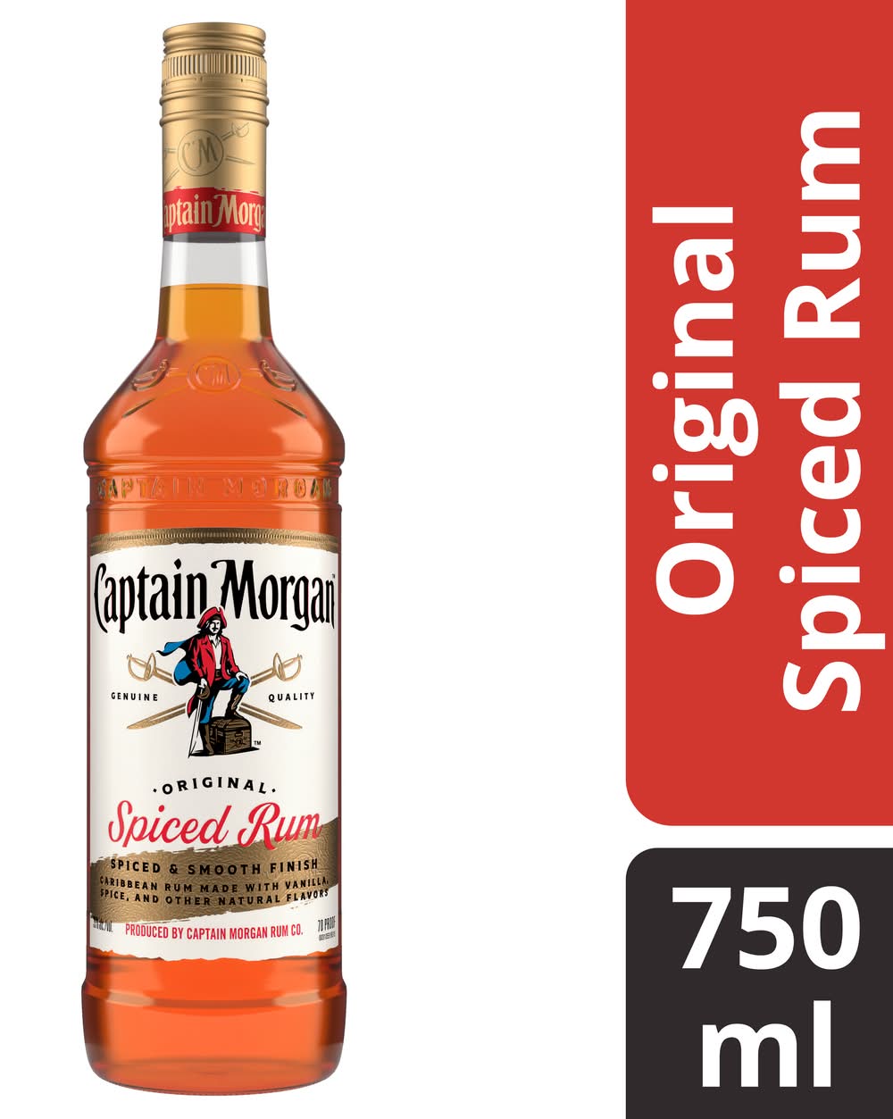 Captain Morgan Original Spiced Rum (750 ml)