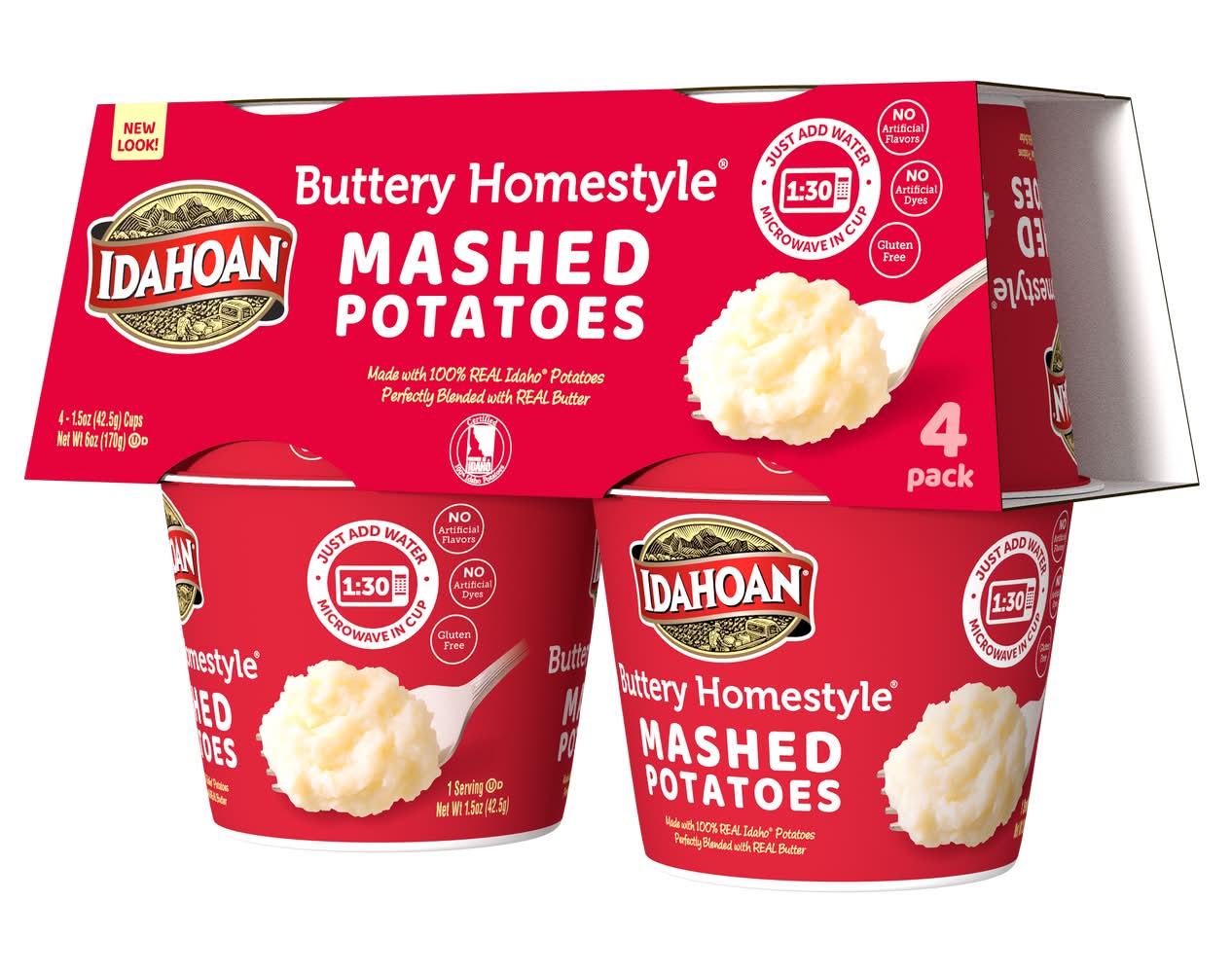 Idahoan Buttery Homestyle Mashed Potatoes (6 oz)