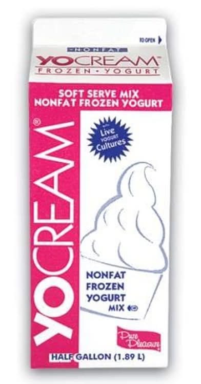 Yocream Frozen Yogurt Mix Classic Chocolate (6 units)