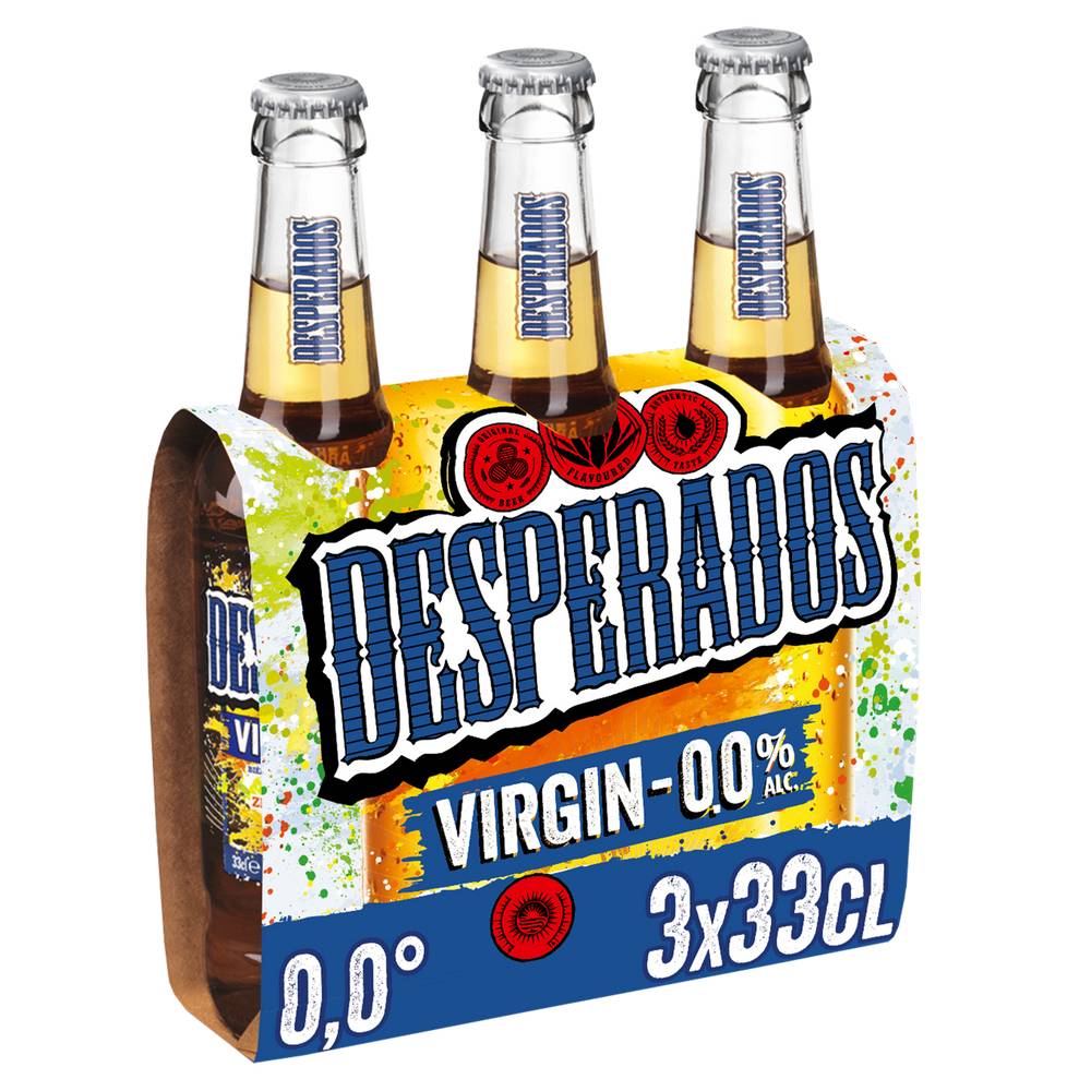 Desperados - Virgin bière 0% alcool (3 x 330ml)