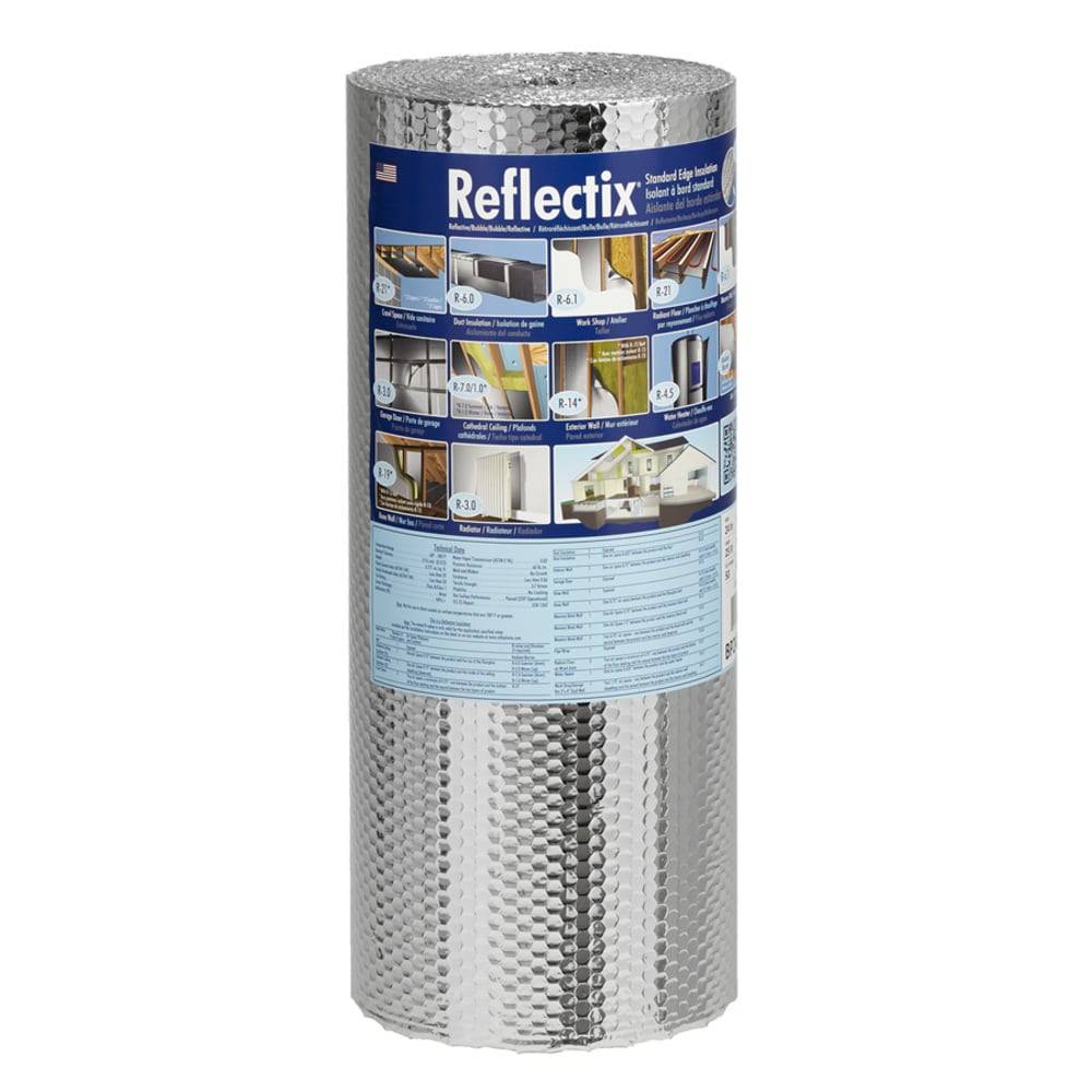 Reflectix R-21 Attic Wall Unfaced Reflective Roll Insulation 50-sq ft (24-in W x 25-ft L) Individual Pack | BP24025