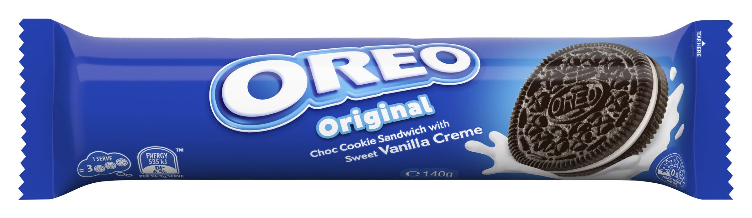 Oreo Sandwich Cookies, Original (140g)