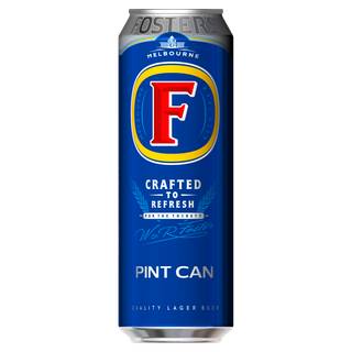 Foster's Pint Can Quality Lager Beer 568ml