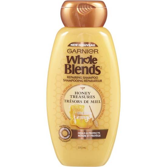 Garnier shampoing réparateur trésors de miel, whole blends (370 ml) - whole blends honey treasures shampoo (370 ml)