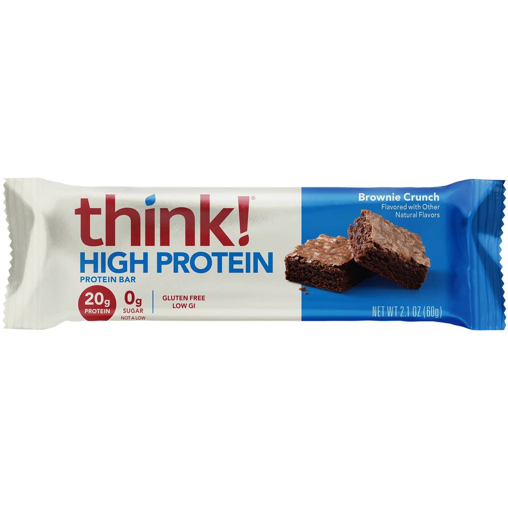 think! High Protein Bar, Brownie Crunch (2.1 oz)