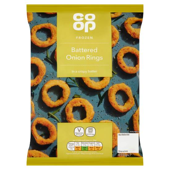 Co-Op Frozen Battered Onion Rings 454g
