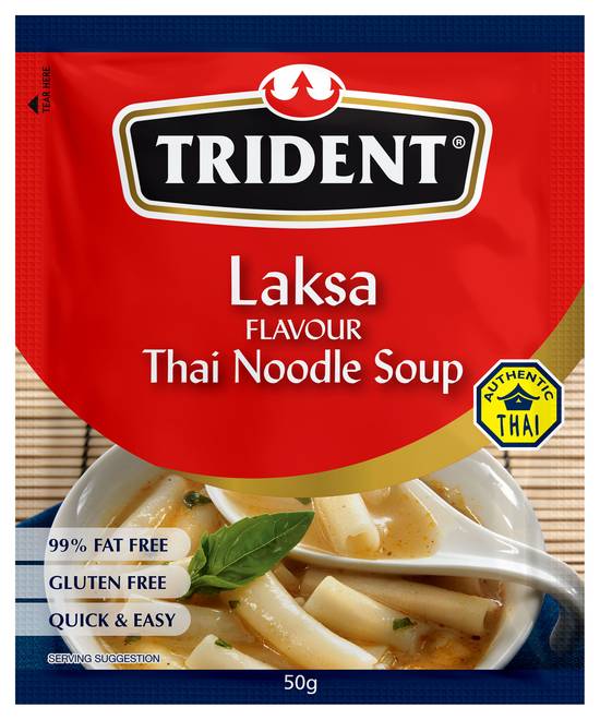 Trident Laksa Flavour Thai Noodle Soup 50g