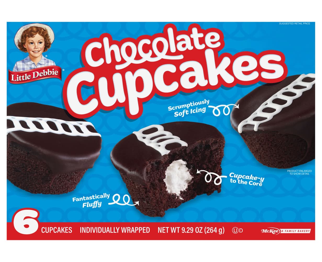 Little Debbie Chocolate Cupcakes (9.29 oz, 6 ct)