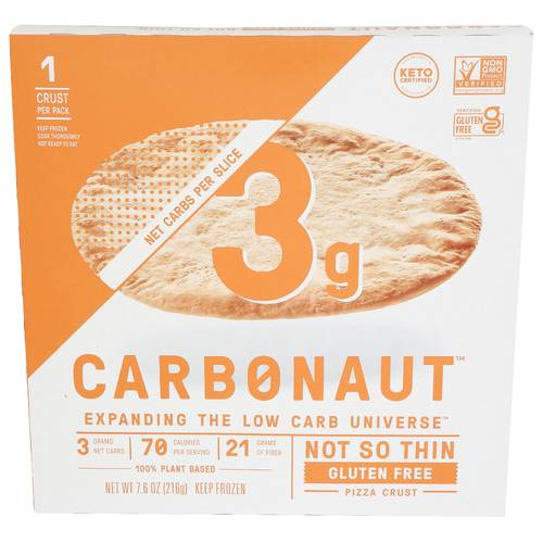 Carbonaut Not So Thin Gluten Free Pizza Crust