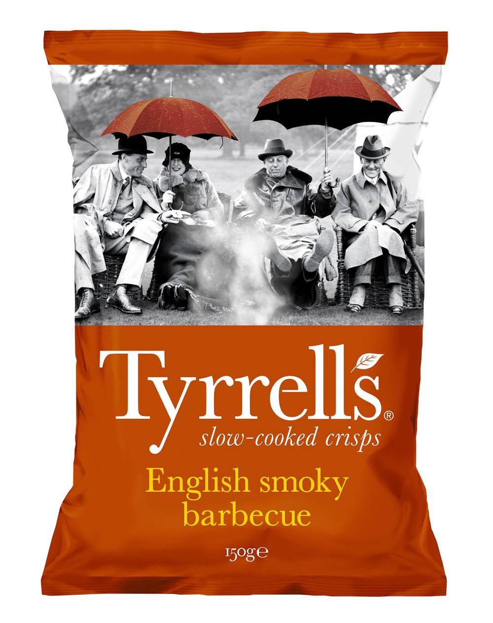 Tyrrell's - Chips croustillantes cuites lentement, barbecue anglais fumé (150g)