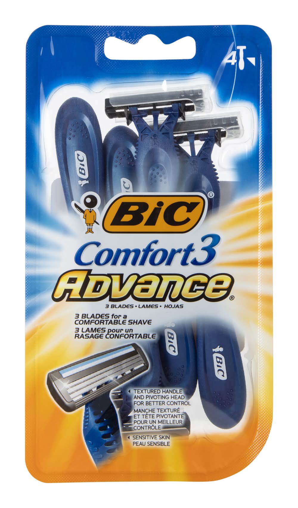 Bic® Comfort 3 Advance® Razors 4-Pack