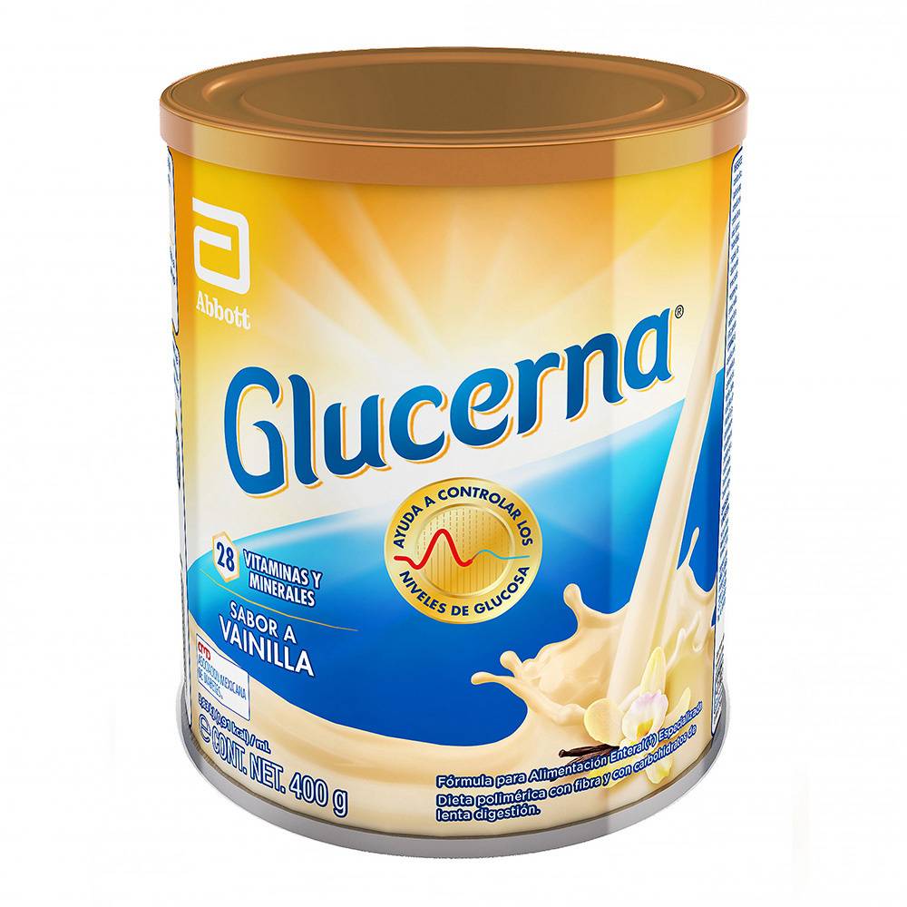 Glucerna fórmula de alimentación especializada sabor vainilla (lata 400 g)