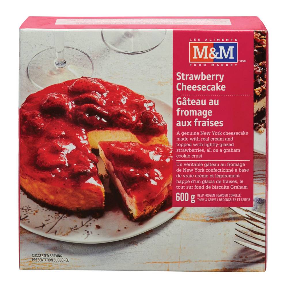 M&M Food Market · Strawberry Cheesecake (600g)