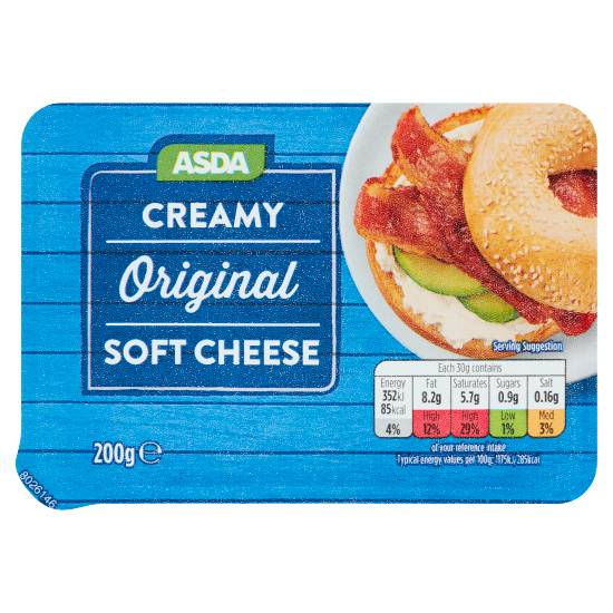 ASDA Creamy Original Soft Cheese (200g)