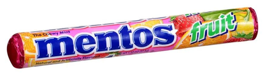 Mentos Chewy Mint Roll Fruit