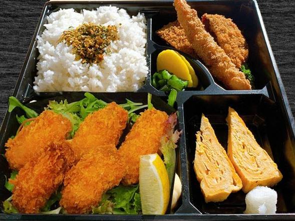 Jumbo Kaki Fry Bento