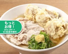 肉うどん 肉めし 甚三